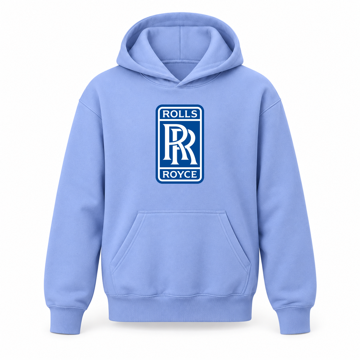 Youth Kids Rolls Royce Car Pullover Hoodie | Color: Light Blue | Refreshed youth hoodie, original Drive artwork