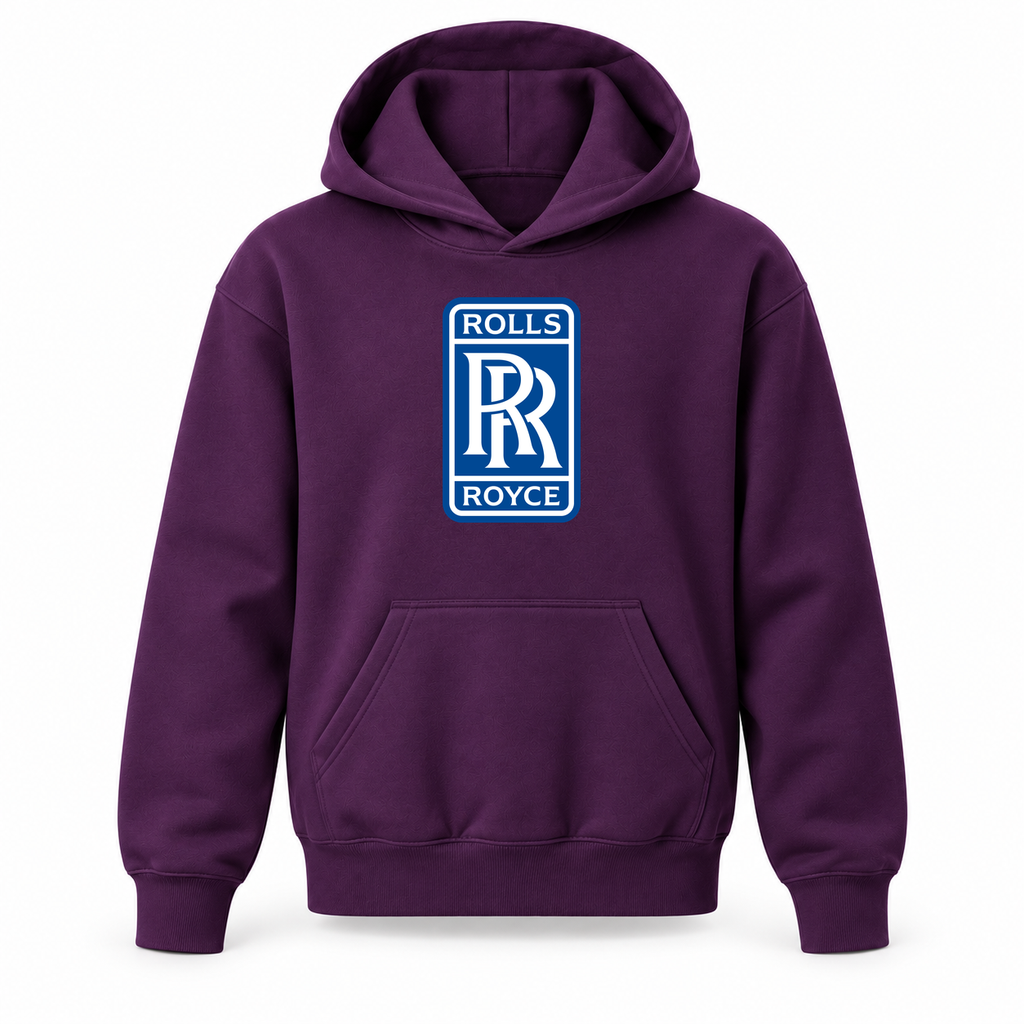Youth Kids Rolls Royce Car Pullover Hoodie | Color: Purple | Refreshed youth hoodie, original Drive artwork