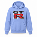 Youth Kids GTR Car Pullover Hoodie | Color: Light Blue | Refreshed youth hoodie, original Drive artwork