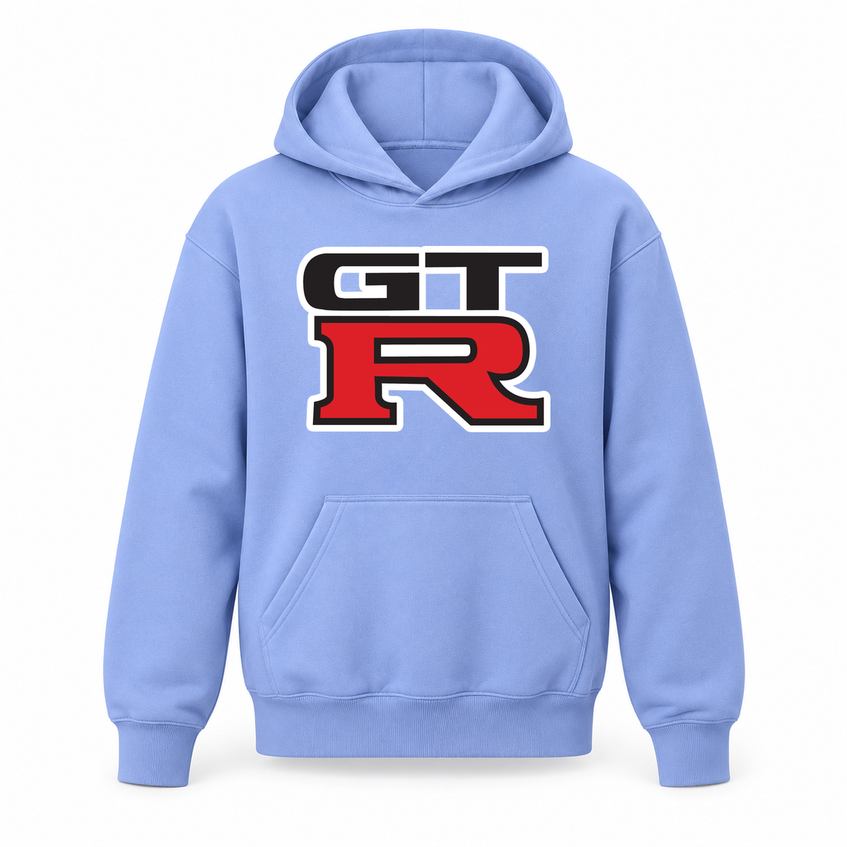 Youth Kids GTR Car Pullover Hoodie | Color: Light Blue | Refreshed youth hoodie, original Drive artwork