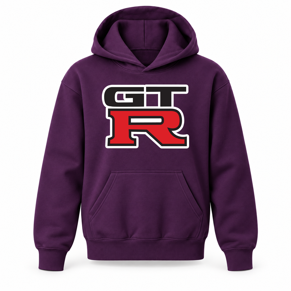 Youth Kids GTR Car Pullover Hoodie | Color: Purple | Refreshed youth hoodie, original Drive artwork