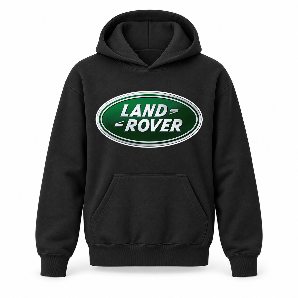 Youth Kids Land Rover Car Pullover Hoodie | Color: Black | Refreshed youth hoodie, original Drive artwork