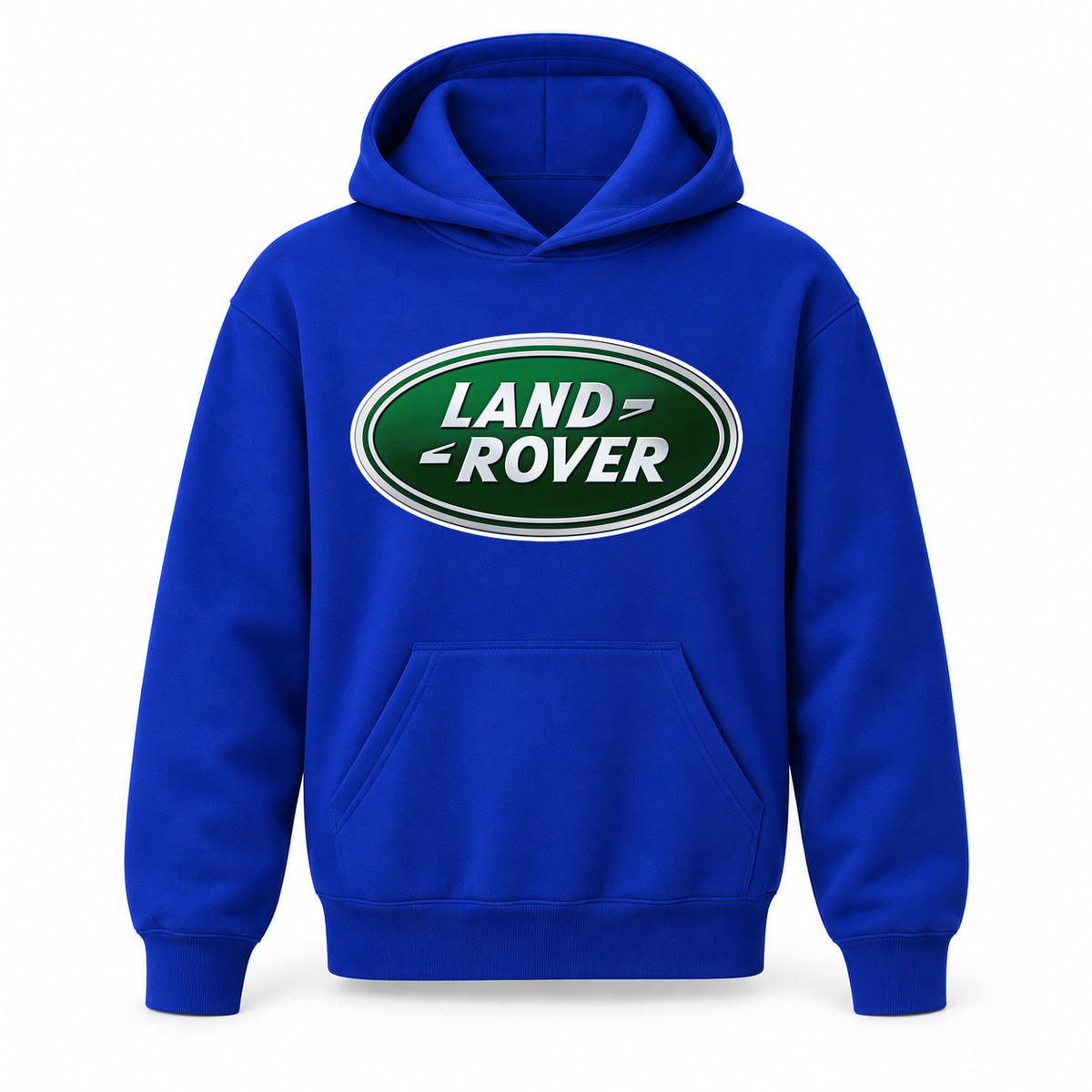 Youth Kids Land Rover Car Pullover Hoodie | Color: Blue | Refreshed youth hoodie, original Drive artwork