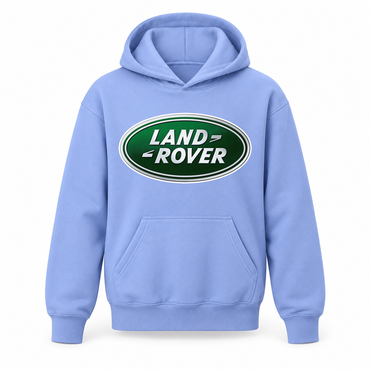 Youth Kids Land Rover Car Pullover Hoodie | Color: Light Blue | Refreshed youth hoodie, original Drive artwork