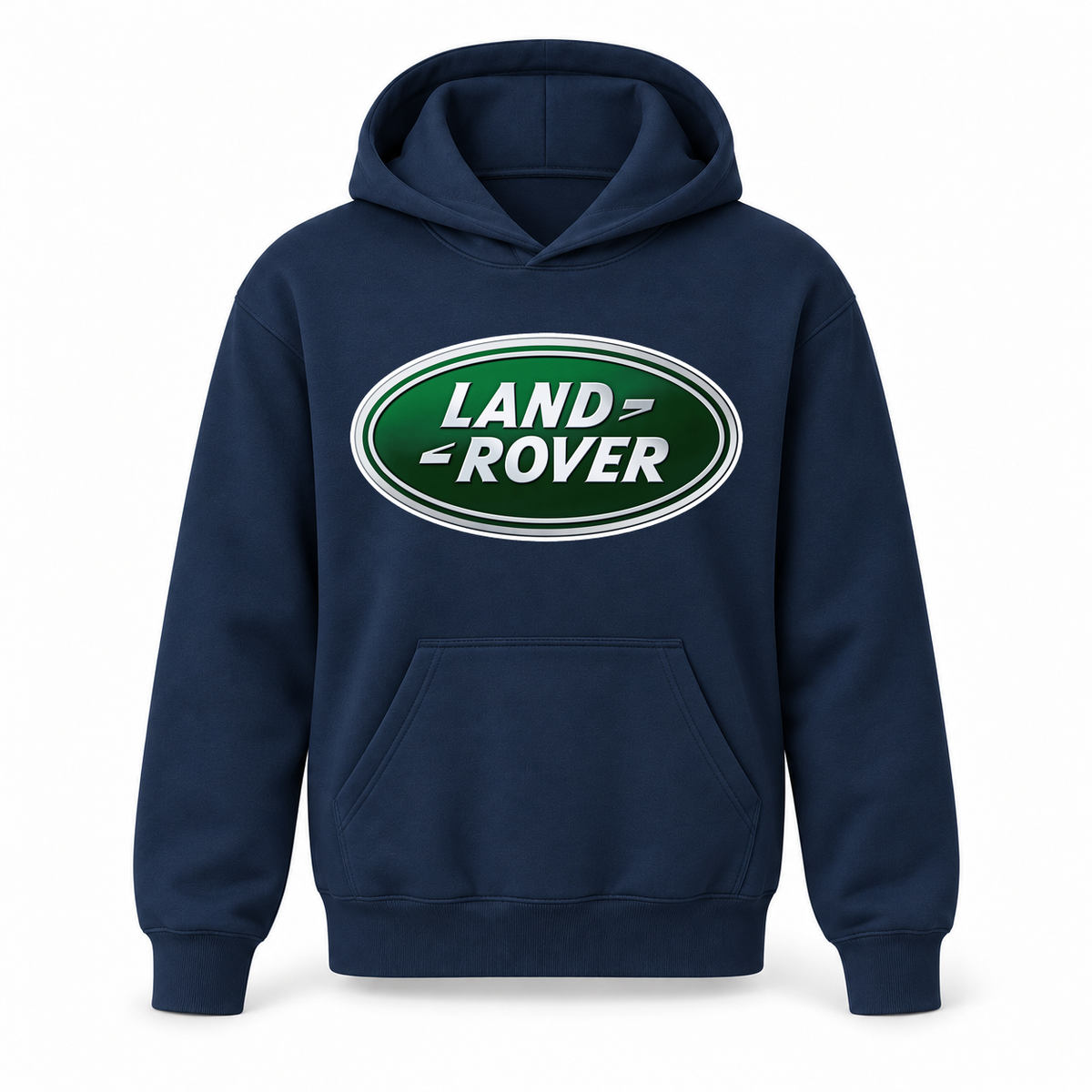 Youth Kids Land Rover Car Pullover Hoodie | Color: Navy | Refreshed youth hoodie, original Drive artwork