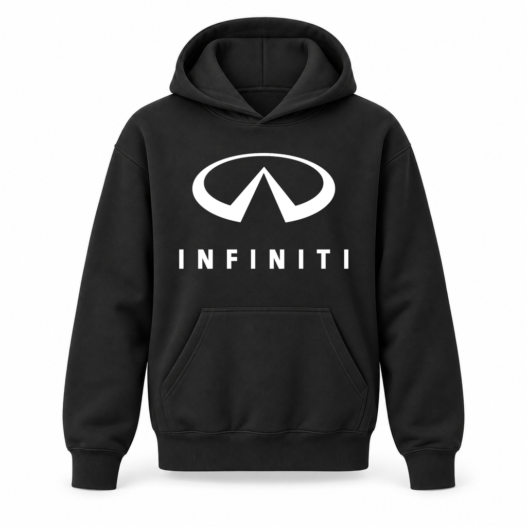 Youth Kids Infiniti Luxury Car Pullover Hoodie | Color: Black | Refreshed youth hoodie, original Drive artwork
