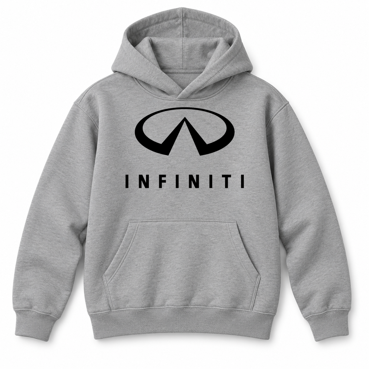 Youth Kids Infiniti Luxury Car Pullover Hoodie | Color: Grey | Refreshed youth hoodie, original Drive artwork