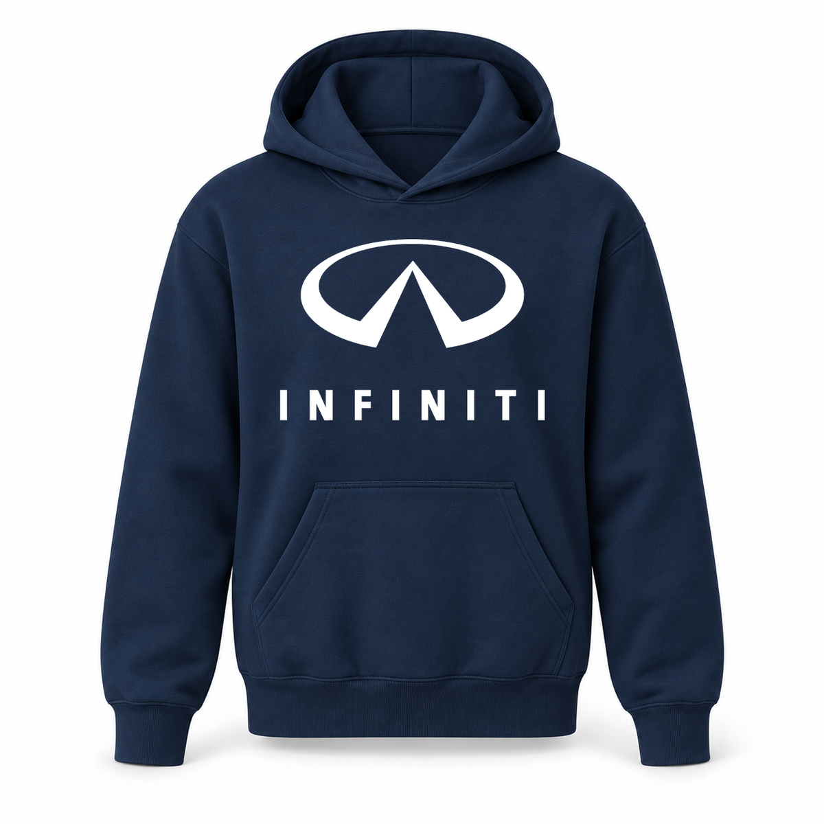 Youth Kids Infiniti Luxury Car Pullover Hoodie | Color: Navy | Refreshed youth hoodie, original Drive artwork