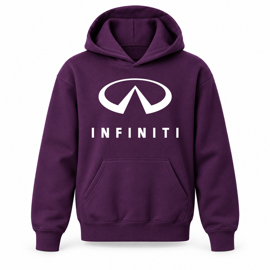 Youth Kids Infiniti Luxury Car Pullover Hoodie | Color: Purple | Refreshed youth hoodie, original Drive artwork