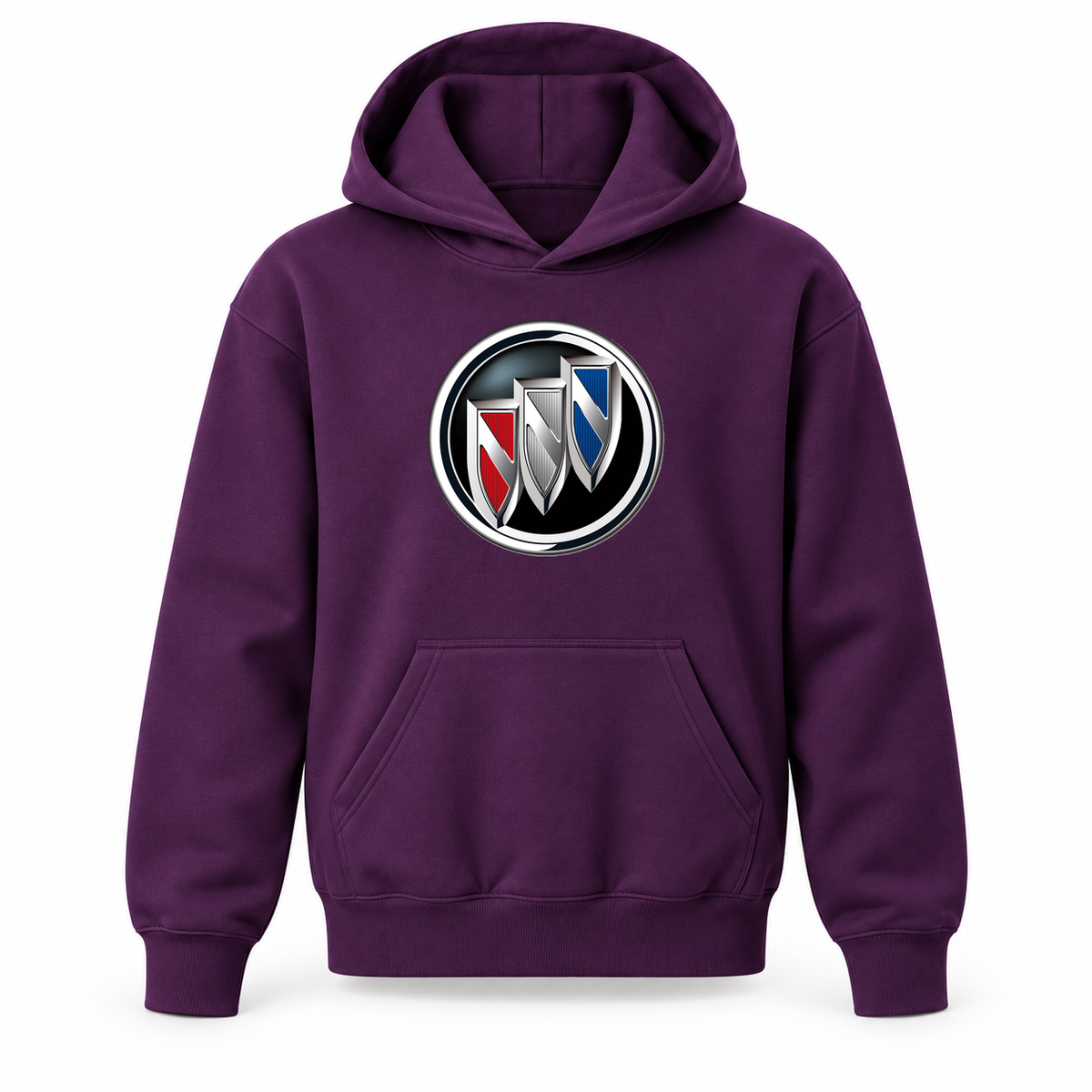 Youth Kids Buick Car Pullover Hoodie | Color: Purple | Refreshed youth hoodie, original Drive artwork