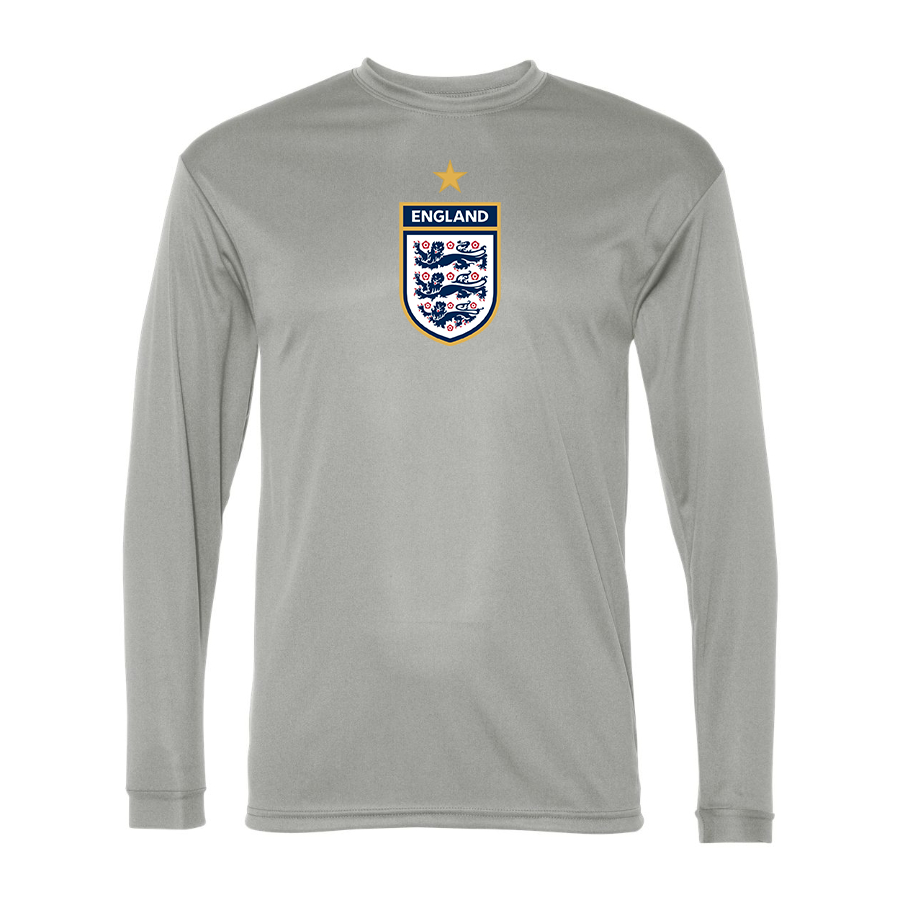 Men’s  England National Soccer Team - C2 Sport - Performance Long Sleeve T-Shirt - 5104