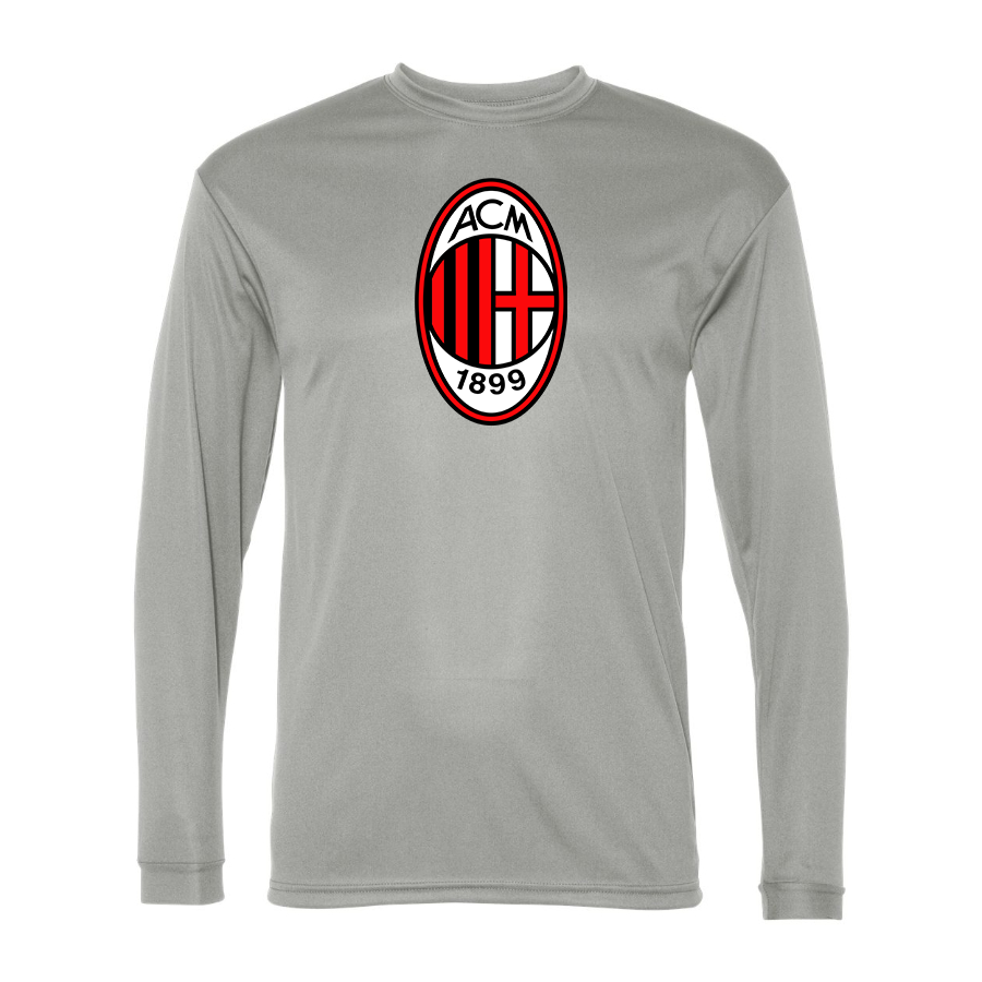 Men’s AC Milan Soccer- C2 Sport - Performance Long Sleeve T-Shirt - 5104