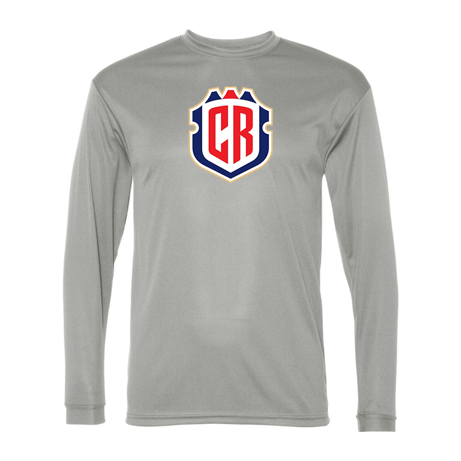 Men’s  Costa Rica National Soccer Team - C2 Sport - Performance Long Sleeve T-Shirt - 5104