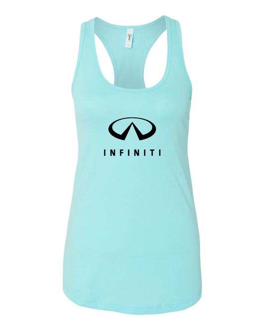 Women's Infiniti Luxury Car Racerback Tank Top