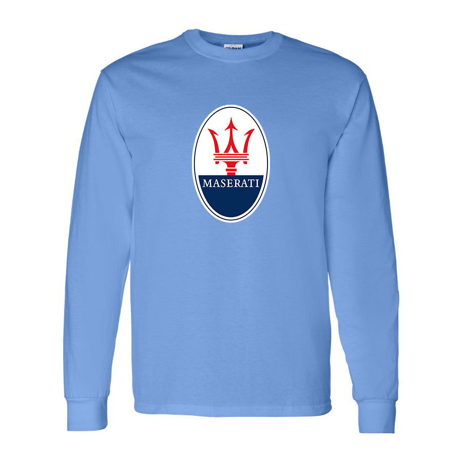 Men’s Maserati Car Long Sleeve T-Shirt