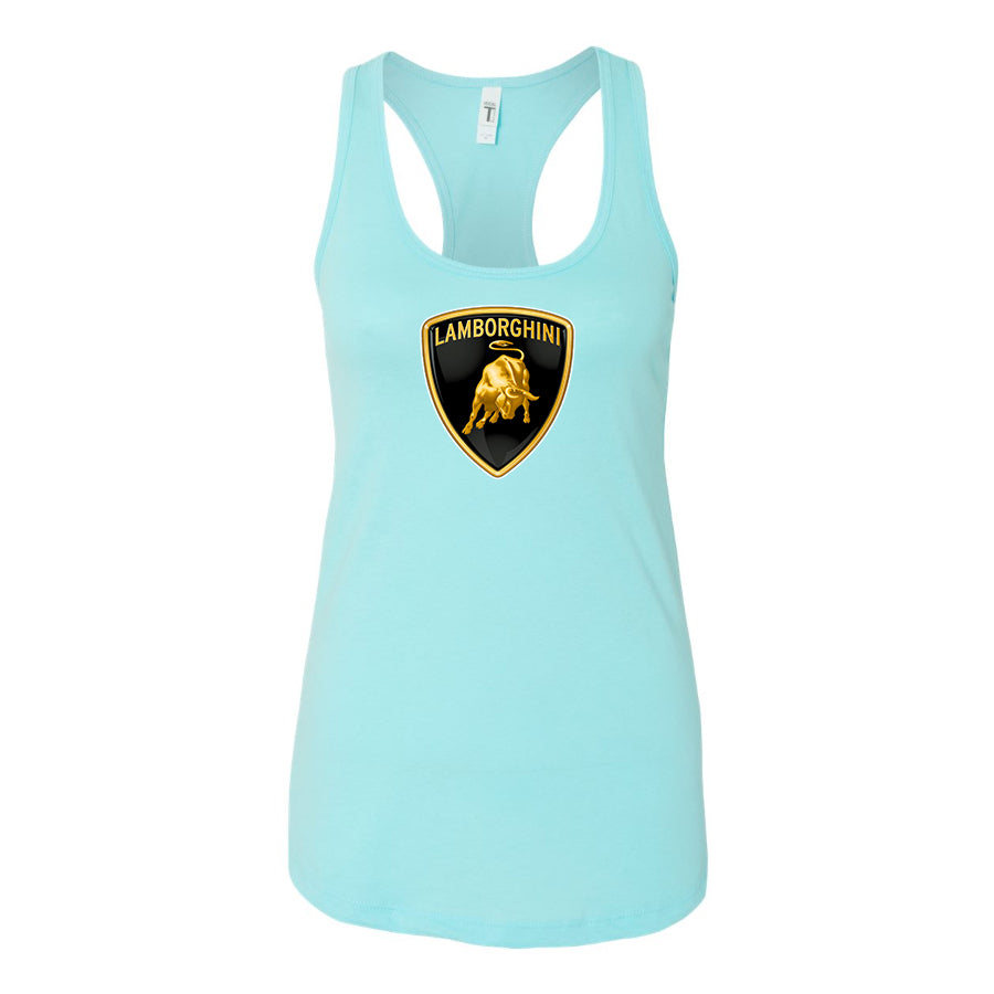 Women's Lamborghini Car Racerback Tank Top