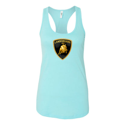 Women's Lamborghini Car Racerback Tank Top