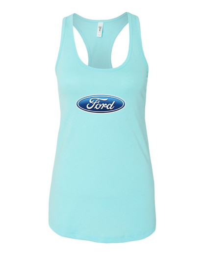 Women's Ford Car Racerback Tank Top