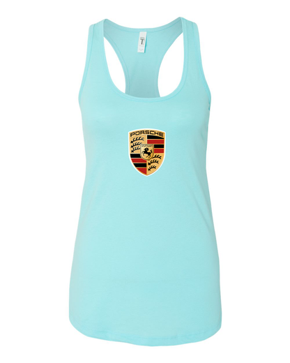 Women's Porsche Car Racerback Tank Top