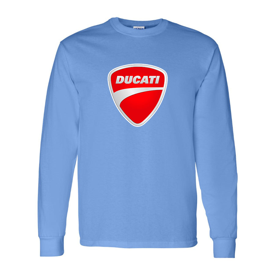 Men’s Ducati Motorcycle Long Sleeve T-Shirt