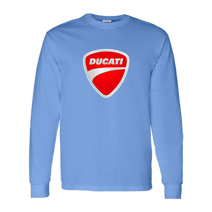 Men’s Ducati Motorcycle Long Sleeve T-Shirt