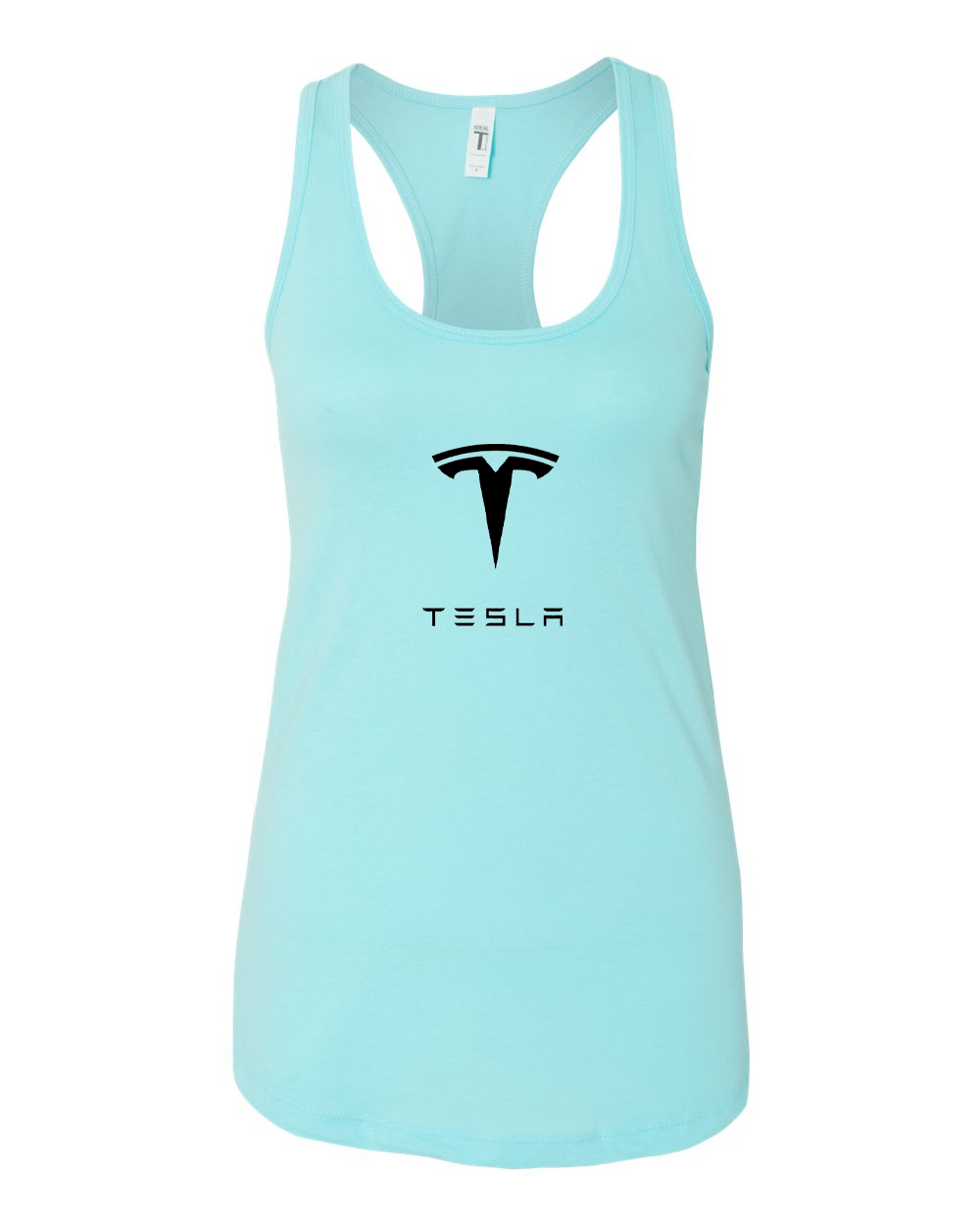 Women's Tesla Motorsports Car Racerback Tank Top