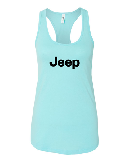 Women's Jeep Car Racerback Tank Top