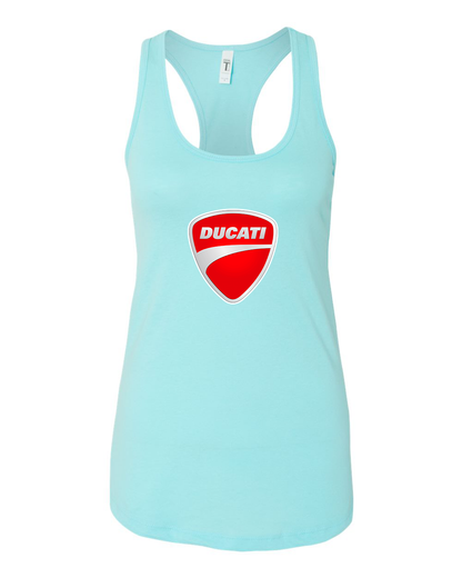 Women's Ducati Motorcycle Racerback Tank Top