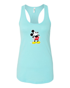 Women's Mickey Mouse Cartoon Racerback Tank Top