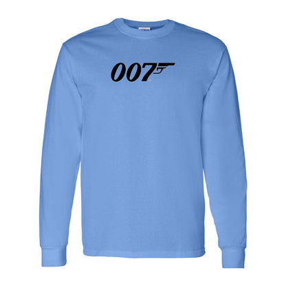 Men's 007 James Bond Movie Long Sleeve T-Shirt