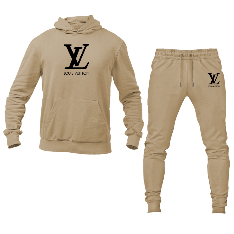Men's  Louis Vuitton Hoodie Joggers Set