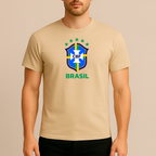 Men's Brasil National Soccer Team Cotton T-Shirt