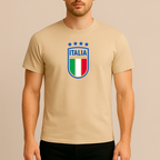 Men's Italy National Soccer Team Cotton T-Shirt
