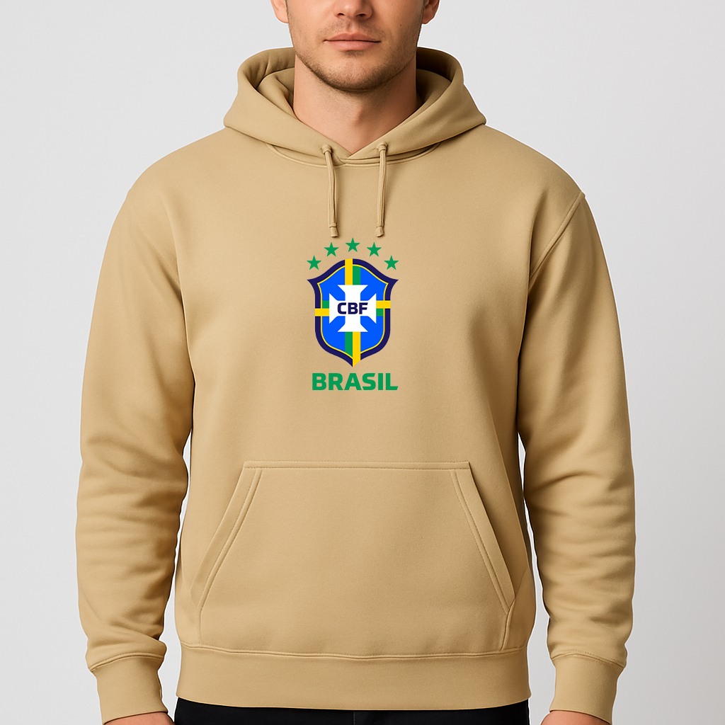 Men's Brasil National Soccer Team Pullover Hoodie