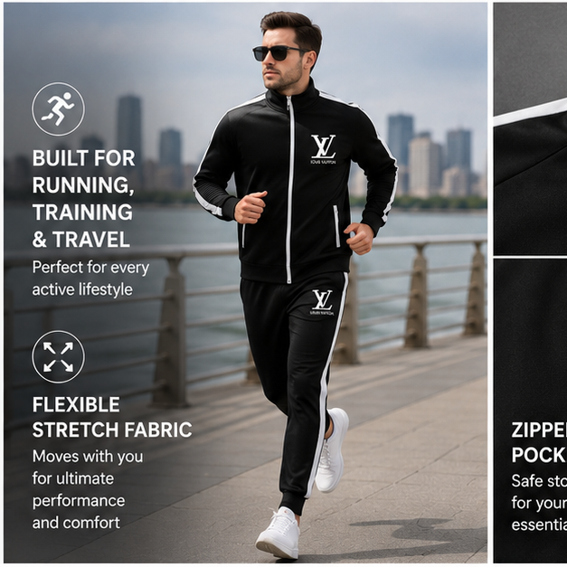 Men's Louis Vuitton Dri-Fit TrackSuit