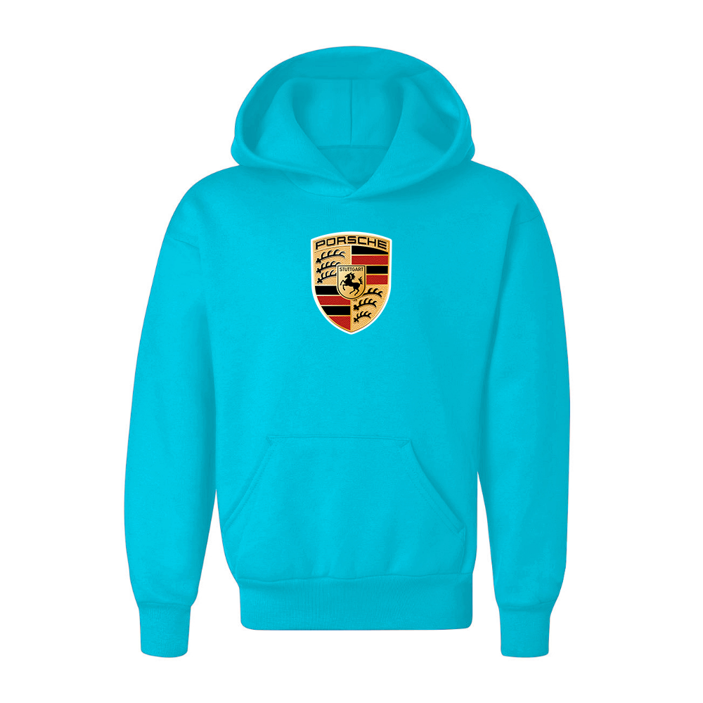 Youth Kids Porsche Car Pullover Hoodie