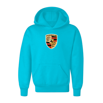 Youth Kids Porsche Car Pullover Hoodie