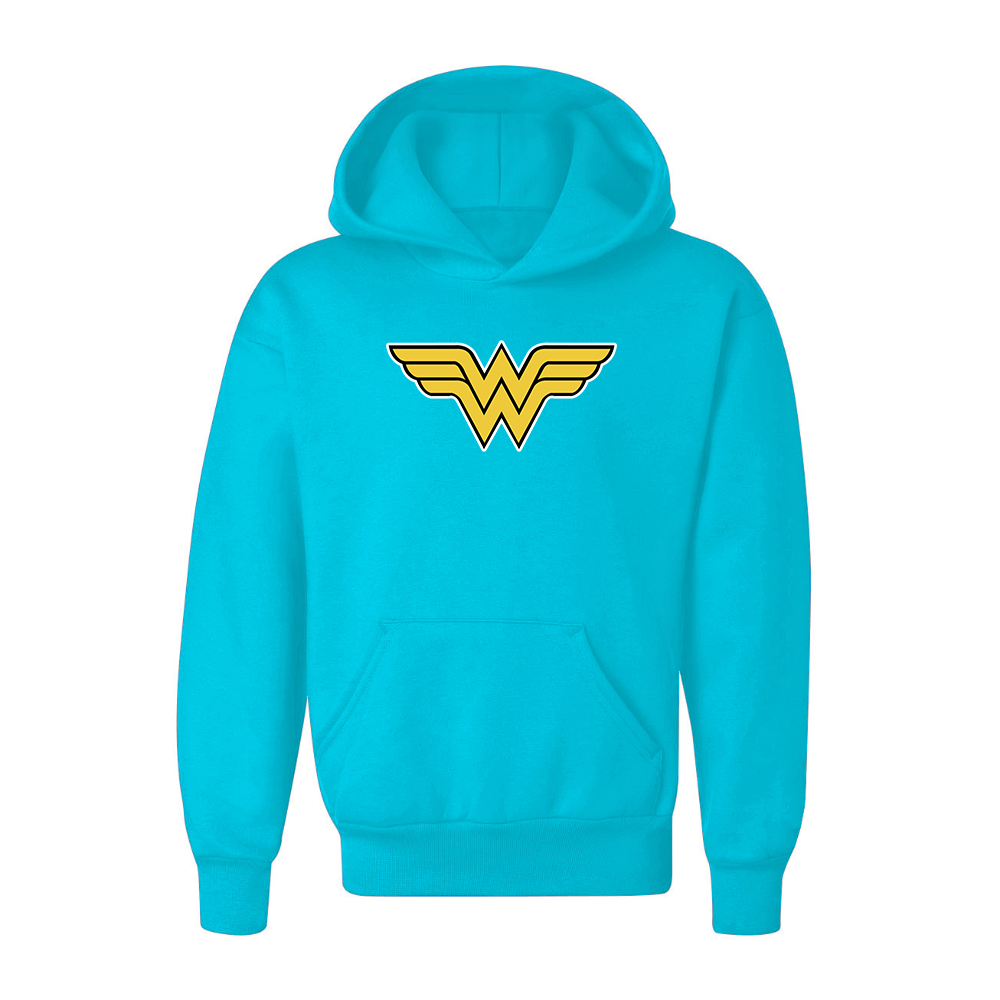 Youth Kids Wonder Woman Superhero Pullover Hoodie