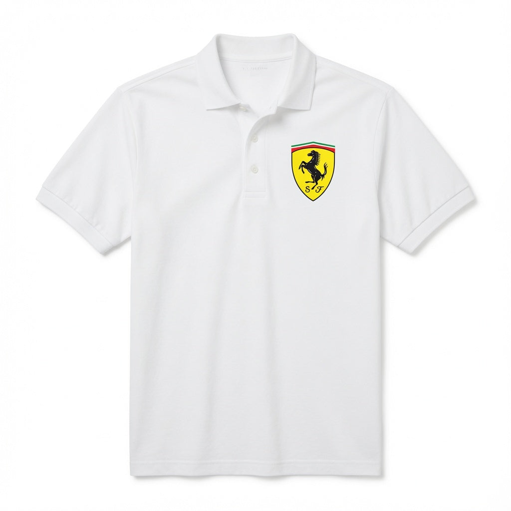 Men’s Ferrari Motorsport Car Dry Blend Polo