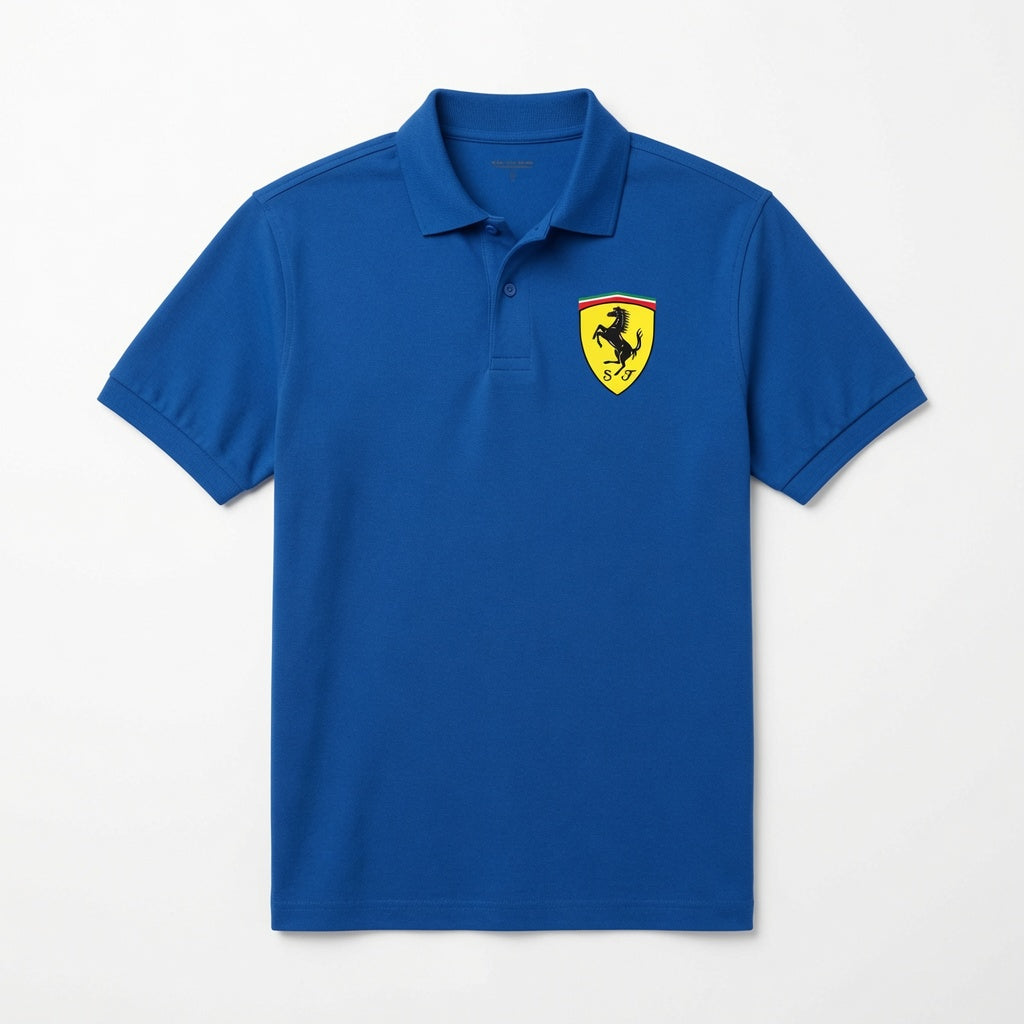 Men’s Ferrari Motorsport Car Dry Blend Polo