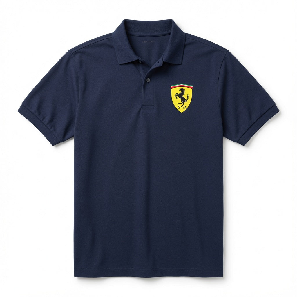 Men’s Ferrari Motorsport Car Dry Blend Polo