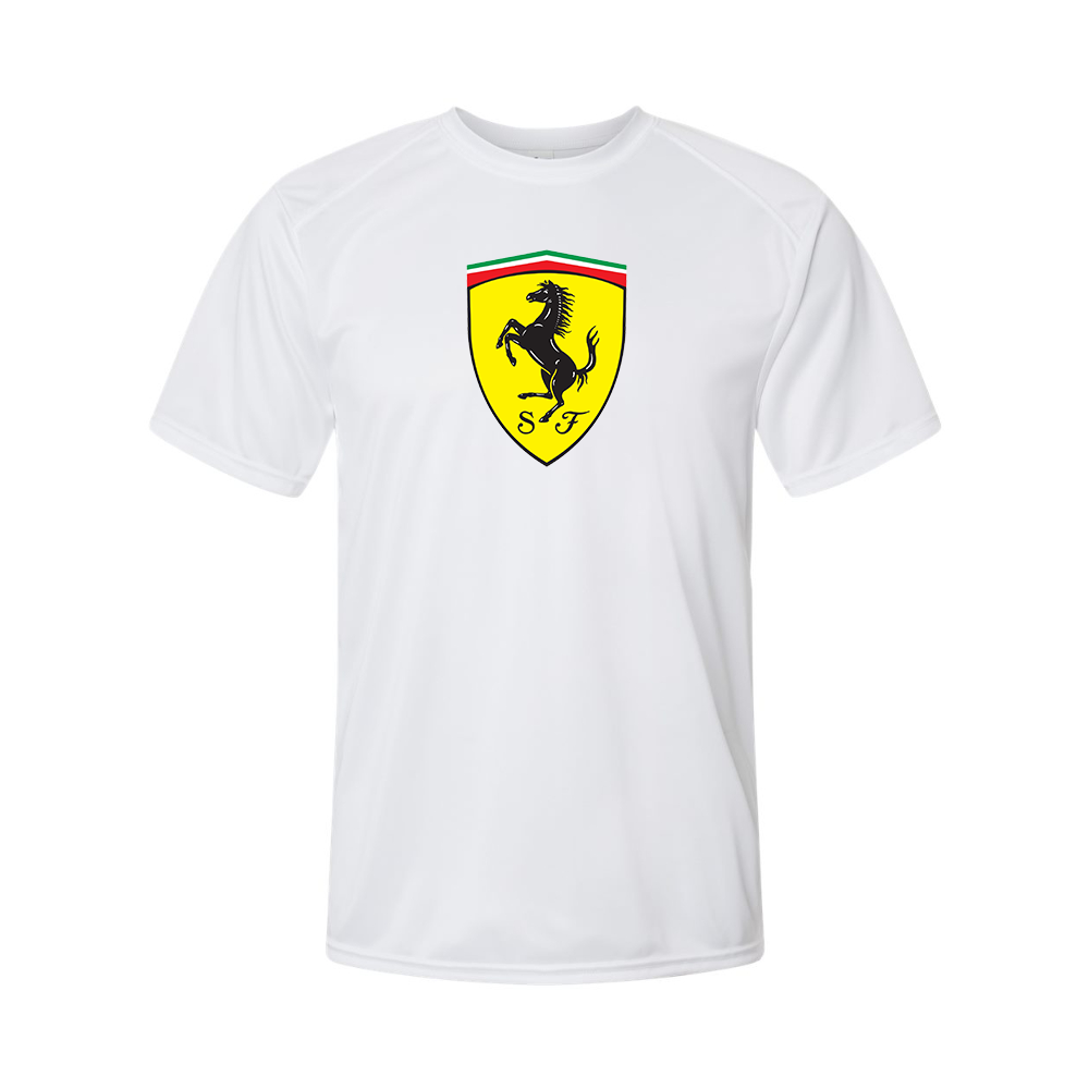 Men’s Ferrari Motorsport Car Polyester T-Shirt