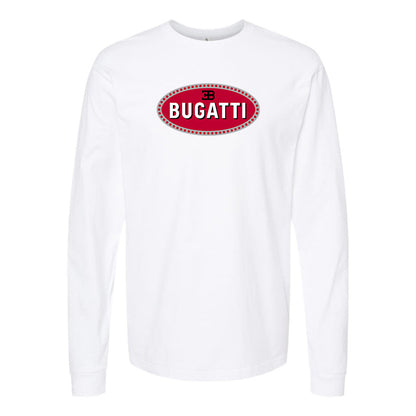 Men’s Bugatti Car Long Sleeve T-Shirt