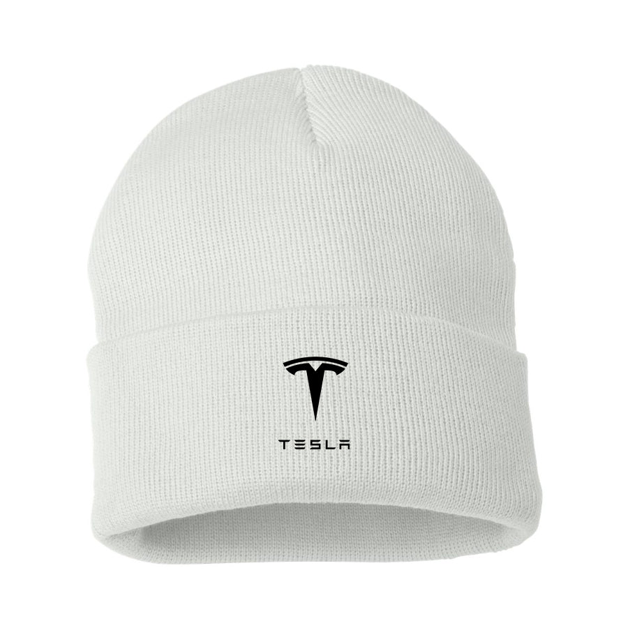 Tesla Motorsports Car Beanie Hat