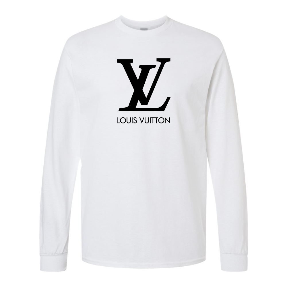 Men's Louis Vuitton Cotton Long Sleeve T-Shirt