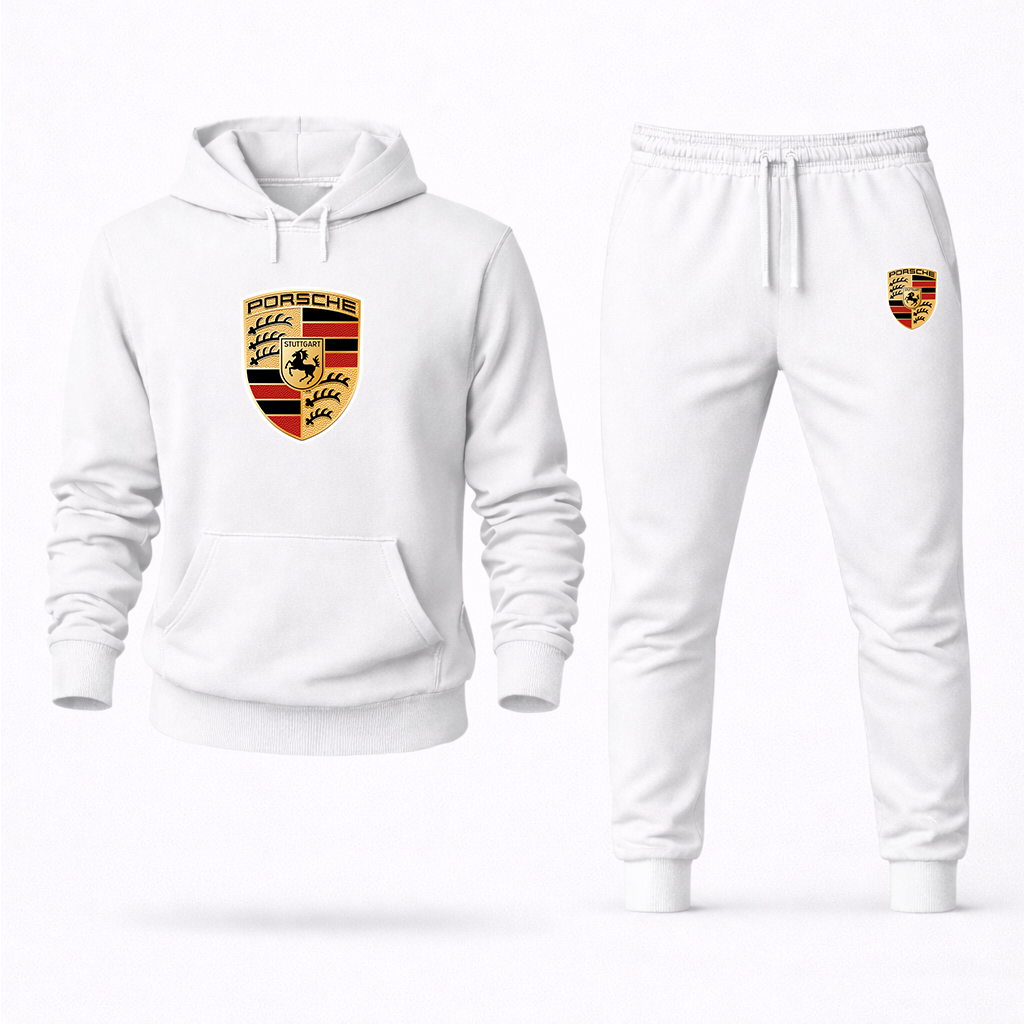 Men’s Porsche Car Hoodie Joggers Set