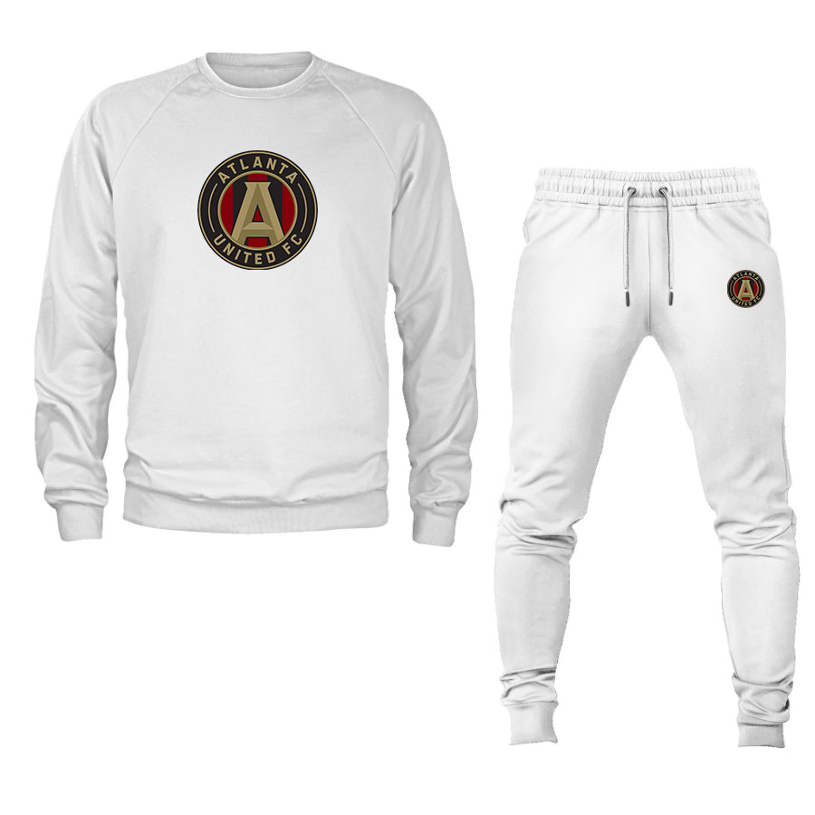 Men's Atlanta United FC Logo Crewneck Sweatshirt Joggers Suit