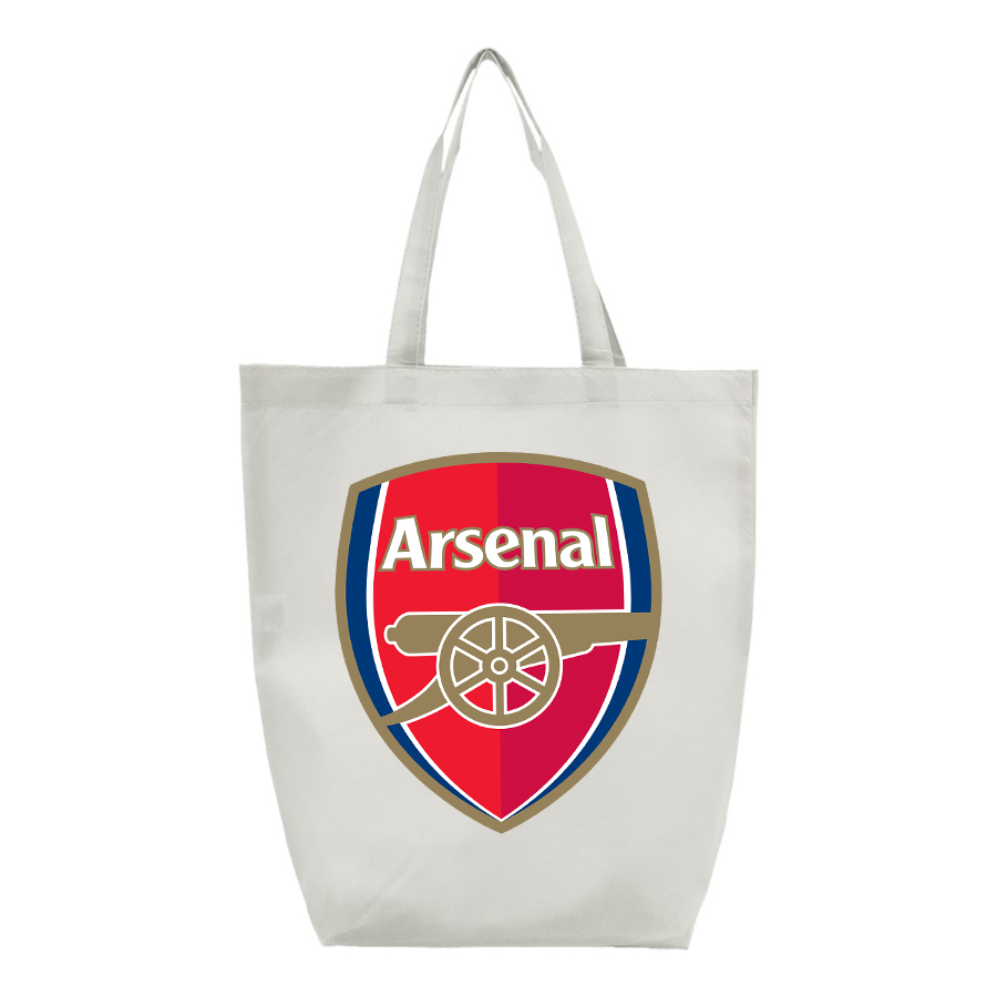 Arsenal Soccer  -  Q-Tees - Non-Woven Gusset Bottom Tote - Q1251