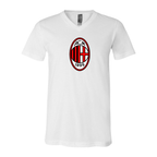 Men’s AC Milan Soccer- BELLA + CANVAS - Jersey V-Neck Tee - 3005