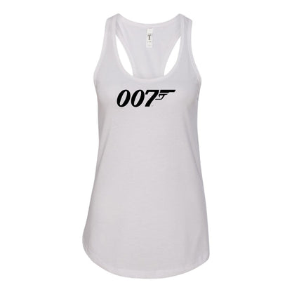 Women's 007 James Bond Movie Racerback Tank Top